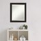 Beveled Bathroom Wall Mirror, Furniture Espresso Narrow Frame
